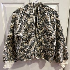 Hand made Granny hexagon sweater